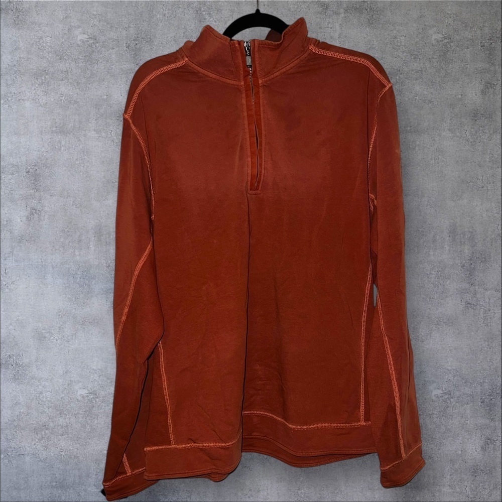 Tommy Bahama Rust Long Sleeve Tee